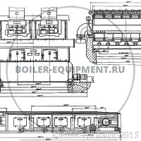 Чертеж топки ТЧЗМ-2-2,7/6,5 вид 2